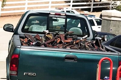 Over 500 Guns Seized from Convicted Felon's Home in California