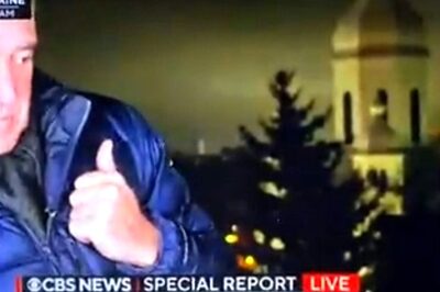 On Camera, Roaring Fighter Jet Interrupts Ukraine Reporter's Live Telecast as Russia Mounts Offensive