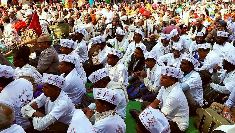 Faces in the Farmers' Protest: One Got Trafficked Into Flesh Trade, Others Solemnly Await Compensation