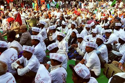 Faces in the Farmers' Protest: One Got Trafficked Into Flesh Trade, Others Solemnly Await Compensation