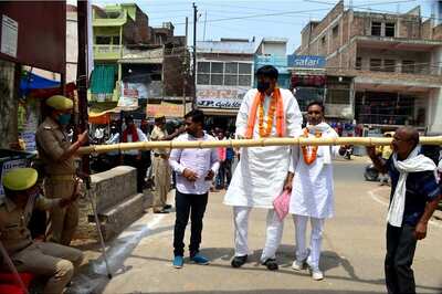 High-profile Presence: 8'2'' Man in Focus at UP Panchayat Poll Campaigning