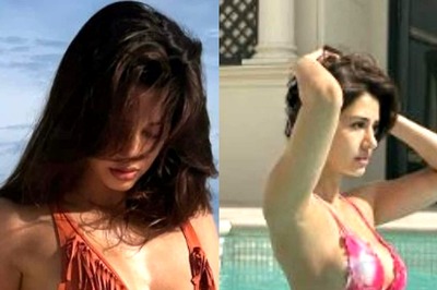Disha Patani Flaunts Toned Figure in Sizzling Pink Bikini, Poses by the Pool; See Pics