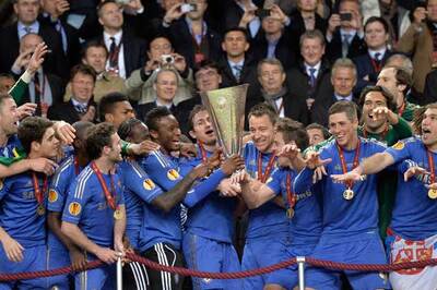 Ivanovic's late strike wins Europa League for Chelsea