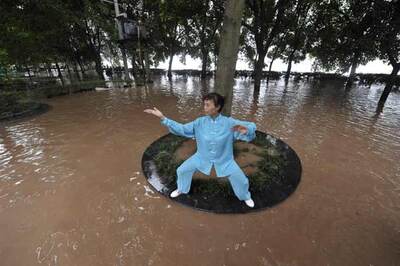 China rainstorms killed 86, thousands relocated