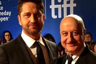 Anupam Kher Shares TIFF Red Carpet Moments with Gerard Butler and Team
