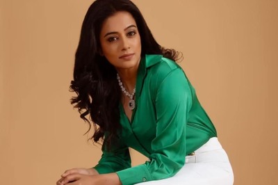 Priyamani Exudes Boss Lady Vibes In Green Satin Shirt And Trousers