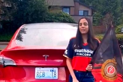 IPL 2024: A Virat Kohli Fan From Seattle Showcases Her Tesla Which Has an RCB Twist - WATCH