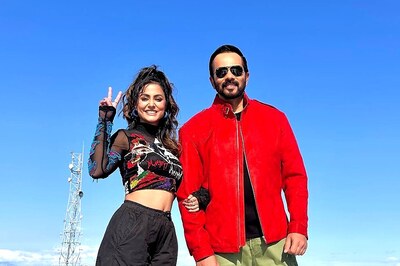 Hina Khan Poses With Host Rohit Shetty, Calls Khatron Ke Khiladi 13 ‘Life-Changing Show’