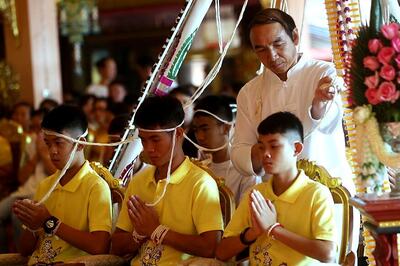 Thai Boys Rescued from Cave to be Ordained in Buddhist Ceremony