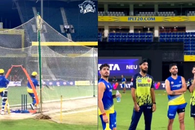 Watch: MS Dhoni Unleashes 'Beast Mode' in the Nets as Deepak Chahar And Arshdeep Singh Take Notes