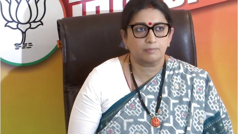 Cong Must Smell Political Coffee After BJP's Poll Results in Northeast: Union Minister Smriti Irani