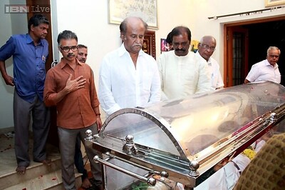 K Balachander cremated; Rajinikanth, M Karunanidhi pay last respects to the legendary director