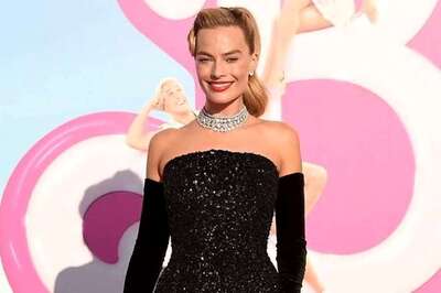 Margot Robbie Ditched Pink At The Barbie Movie Premiere For A Black Schiaparelli Dress, Details Inside