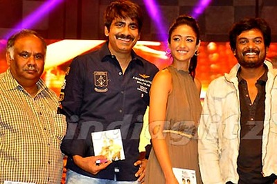 Ravi Teja at the audio launch of 'Devudu...'
