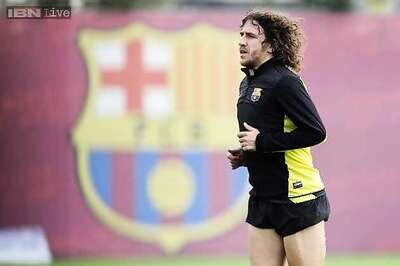 Carles Puyol bids emotional farewell to Barcelona