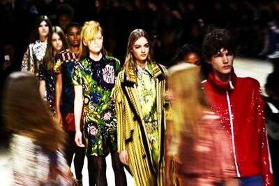 Burberry dazzles, Kane surprises at London Fashion Week