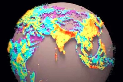 Graphical Representation Of Human Population Density On Earth Goes Viral