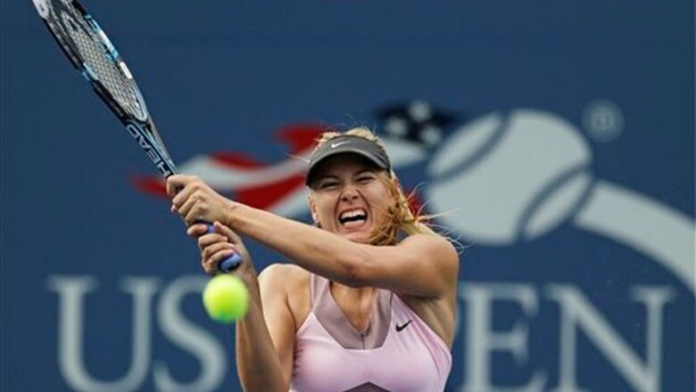 Sharapova eases into 2nd round at US Open