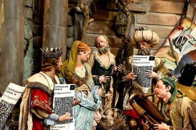 Italy's 'Three Wise Men' to Carry Covid 'Health Pass' to Visit Baby Jesus This Christmas