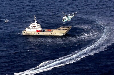 Indian Navy Rescues 36 Fishermen Stranded in Bay of Bengal