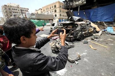 Car bomb explodes near mosque in rebel-held Yemen; Shiite Muslims targetted
