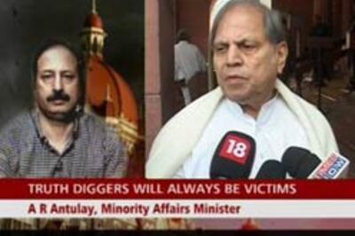 Congress can't decide: support or sack Antulay