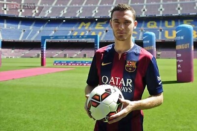 Belgium defender Thomas Vermaelen back in training with Barcelona