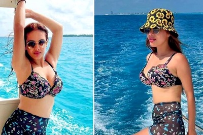 Neha Malik Raises Temperature As She Poses in Transparent Mini Skirt