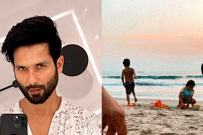 Shahid Kapoor Documents 'Life' In Photo ft Wife Mira Rajput With Kids Misha, Zain As They Play on Beach