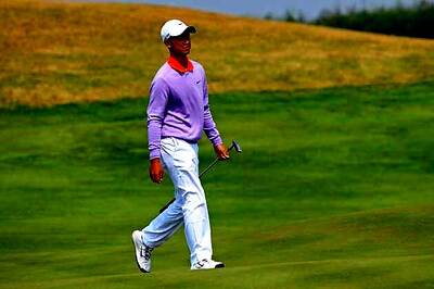 12-year-old Ye Wocheng of China struggles on European Tour debut