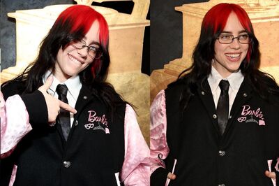 Grammys 2024: Billie Eilish's Vintage Barbie Logo Bomber Jacket With Baggy Pants Screamed Style