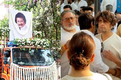 Sonu Nigam Gets Emotional, Hugs Shaan At Pankaj Udhas' Funeral; Video Goes Viral
