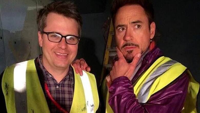 Snapshot: Robert Downey Jr tweets picture from the sets of 'Avengers: Age of Ultrons'