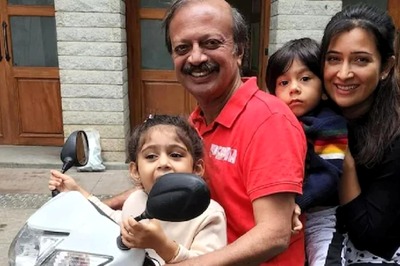 Radhika Pandit Shares An Adorable Photo With Her Father And Kids On A Scooter