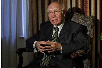Taliban not serious about talks: Sartaj Aziz