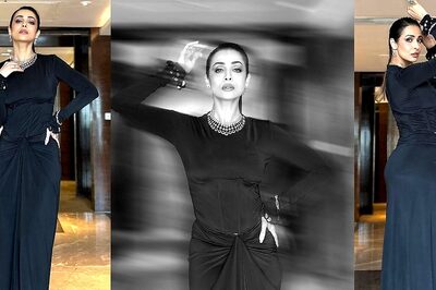 Malaika Arora Looks Incredibly Regal in a Black Corset-Skirt Outfit by Arpita Mehta