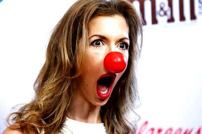 Hollywood stars out en masse for first US Red Nose Day event