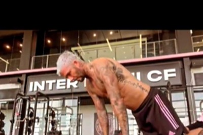 David Beckham's Ab Wheels Rollout Workout is All the Fitness Motivation You Need