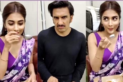 Watch: Pooja Hegde Can't Let Ranveer Singh Steal a Piece of Cake; Explains Why