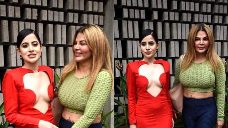 Rakhi Sawant Asks Urfi Javed To Perfrom RRR's Naatu Naatu In Bold Plunging Dress, See Her Reaction