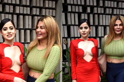 Rakhi Sawant Asks Urfi Javed To Perfrom RRR's Naatu Naatu In Bold Plunging Dress, See Her Reaction