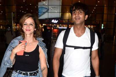 Sussanne Khan And BF Arslan Goni Walk Hand-in-Hand As They Get Papped at Airport; See Pics