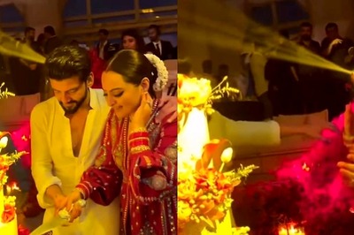 Zaheer Iqbal, Sonakshi Sinha Dance To Song ‘Tere Mast Mast Do Nain’ As They Cut Cake, Video Goes Viral