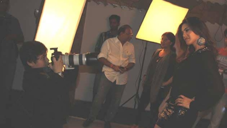 Snapshot: 7-year-old Chandresh captures Sunny Leone