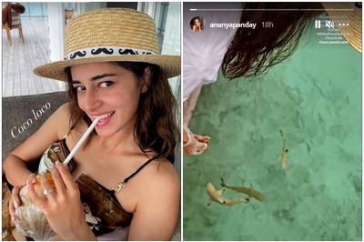 Ananya Panday Plays with Baby Sharks in Maldives to the Perfect Background Song