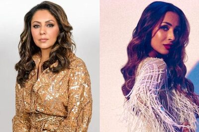 Malaika Arora Turns Cheerleader For Gauri Khan As Latter Flaunts Her Dazzling Golden Outfit