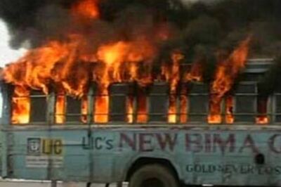Bengal: Buses torched to protest attack on Cong MLAs