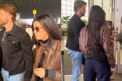 Hrithik Roshan, Saba Azad Serve Fashion Goals in Casuals, Get Papped at The Airport; Watch
