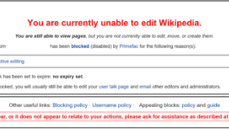 How to Appeal a Block on Wikipedia
