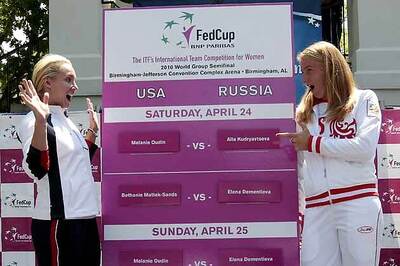 US-Russia face off in Fed Cup semis